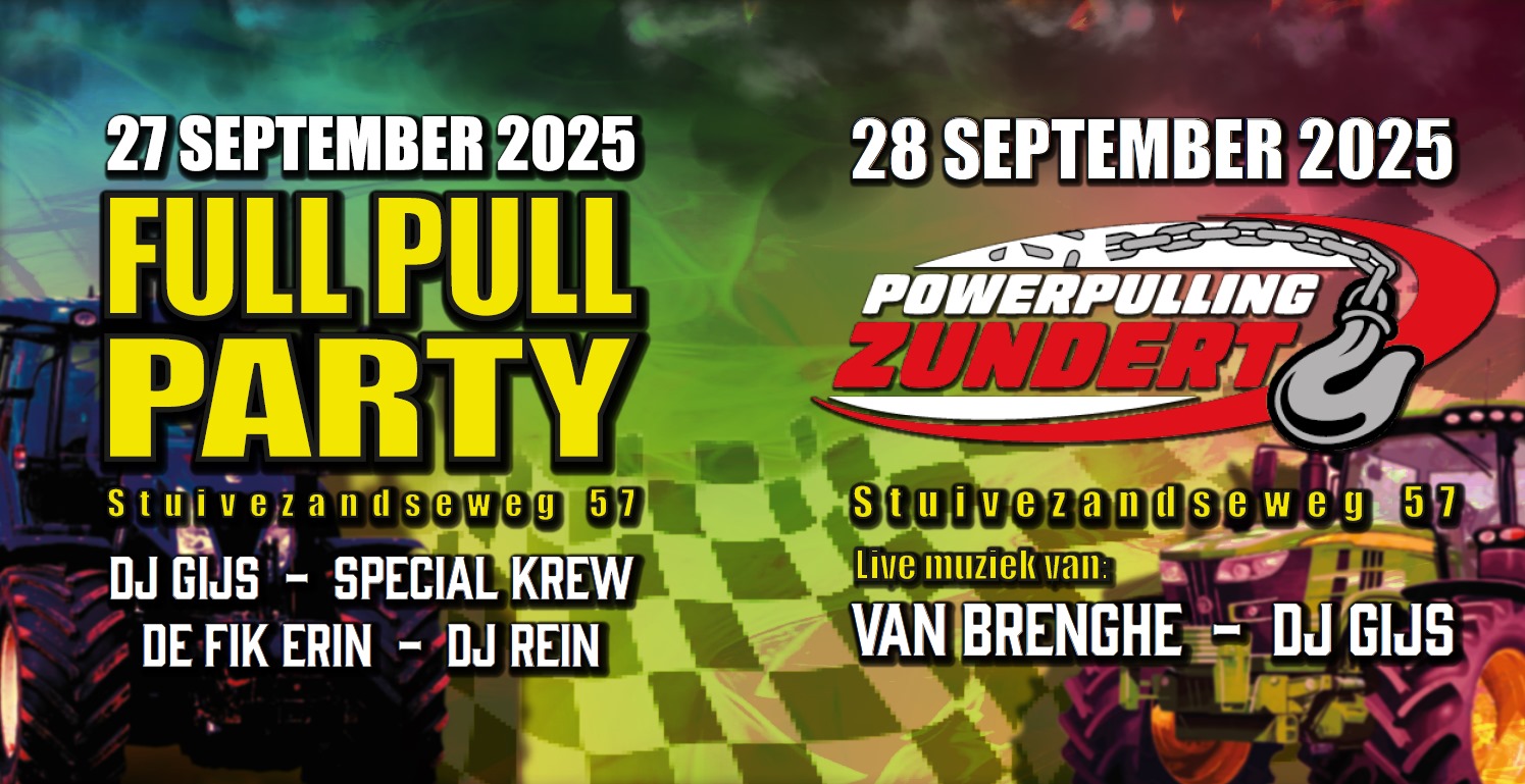 Powerpulling Zundert 27 & 28 september 2025